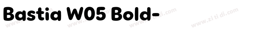 Bastia W05 Bold字体转换
